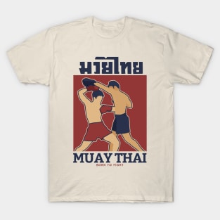 Vintage Muay Thai Born to Fight T-Shirt